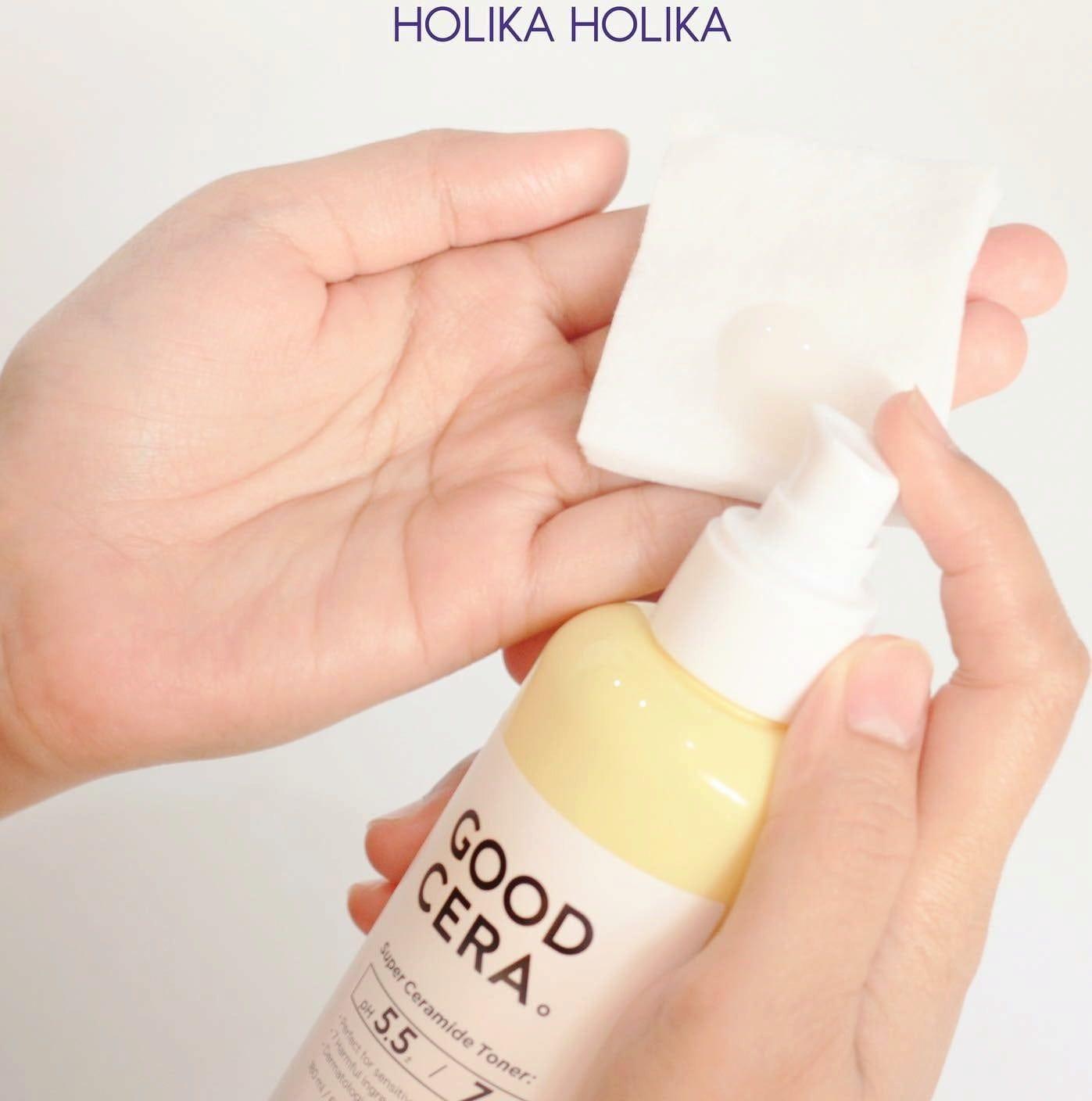 Holika Holika Good Cera Super Ceramide Toner in 180 ml Flasche, feuchtigkeitsspendend für eine starke Hautbarriere, Nahaufnahme