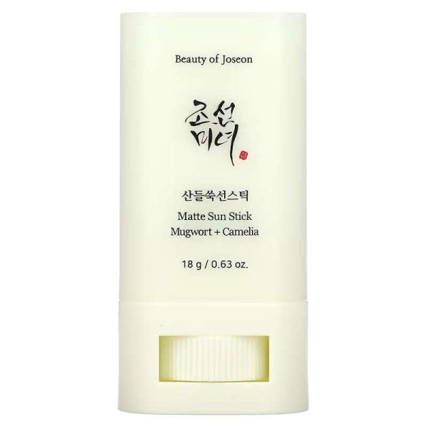 Beauty of Joseon Matte Sun Stick mit Beifuß und Camellia, SPF 50+ PA++++, 18 g, Sonnencreme im Stick-Format