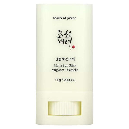 Beauty of Joseon Matte Sun Stick mit Beifuß und Camellia, SPF 50+ PA++++, 18 g, Sonnencreme im Stick-Format