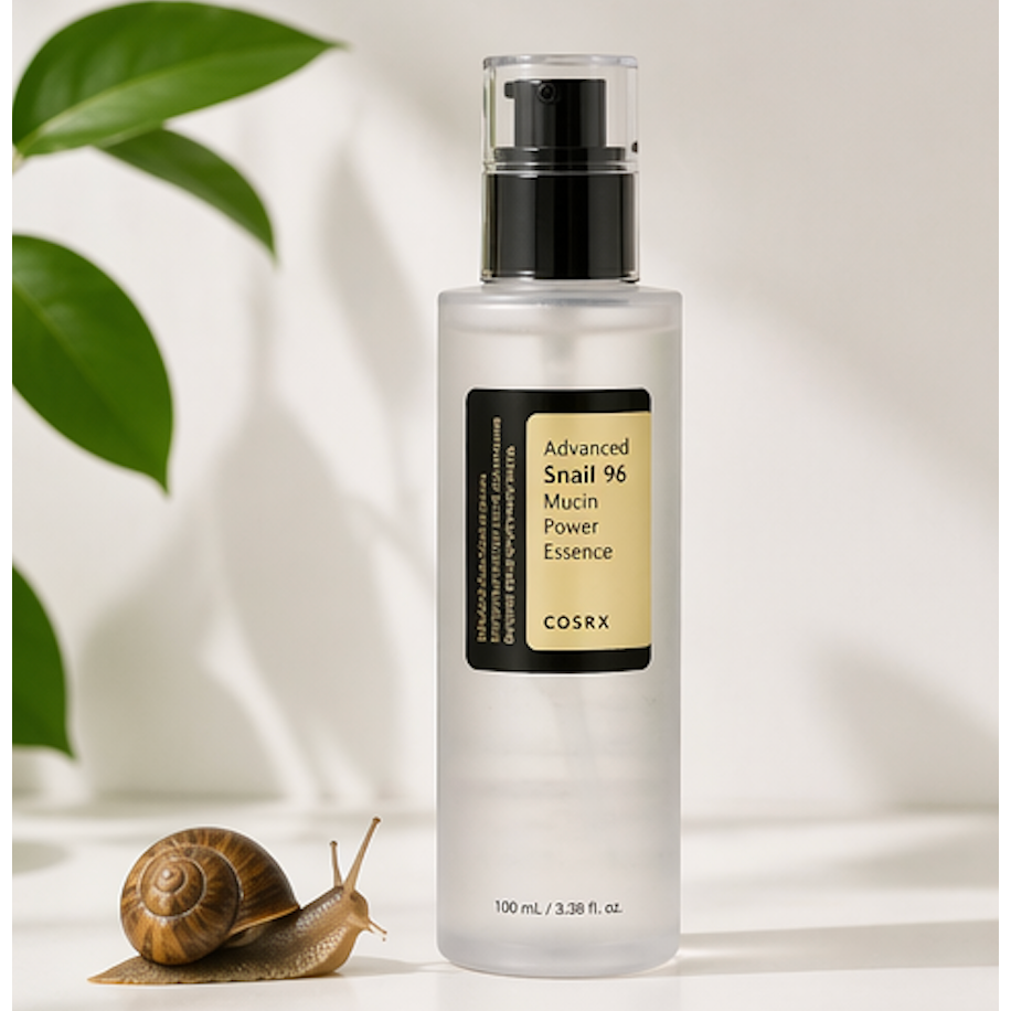 COSRX Advanced Snail 96 Mucin Power Essence in 100 ml Flasche, feuchtigkeitsspendend mit Schneckenschleim für strahlende Haut