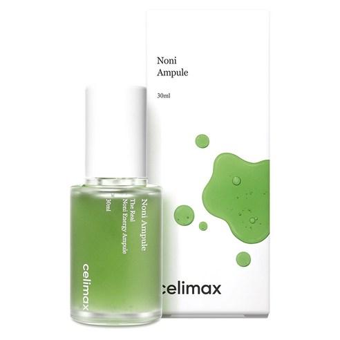Celimax The Real Noni Energy Ampulle in 30ml, klare Flasche zeigt die nährstoffreiche Ampulle für die Hautpflege