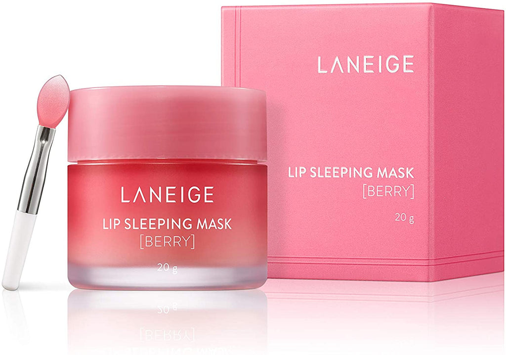LANEIGE Lip Sleeping Mask mit Beeren, 20 g, intensive Lippenpflege-Nachtmaske in Dose, pflegt und pflegt trockene Lippen.