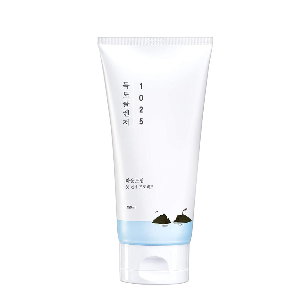 Round Lab 1025 Dokdo Cleanser, sanfter Low-pH Reiniger mit Tiefseewasser, 150 ml, für empfindliche Haut