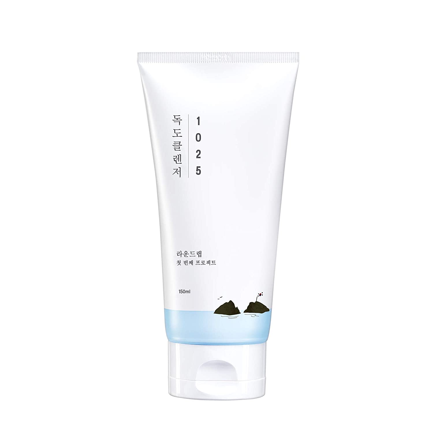 Round Lab 1025 Dokdo Cleanser, sanfter Low-pH Reiniger mit Tiefseewasser, 150 ml, für empfindliche Haut