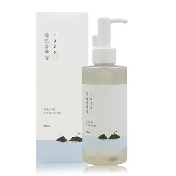 Round Lab 1025 Dokdo Reinigungsöl, sanftes Öl mit Tiefseewasser, 200 ml, ideal für die Gesichtsreinigung