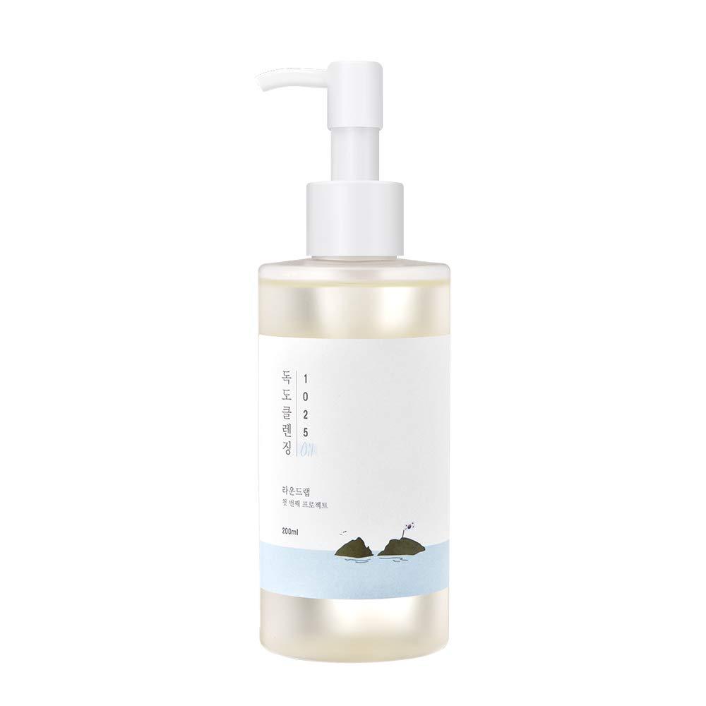 Rundes Lab 1025 Dokdo Reinigungsöl mit Tiefseewasser, 200 ml, sanftes Reinigungsöl für die Hautreinigung in einer Flasche