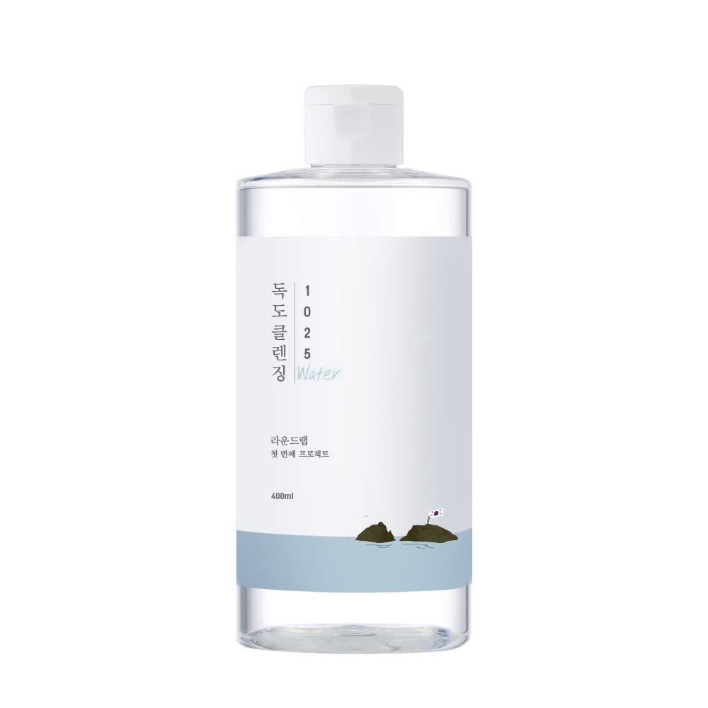 Round Lab 1025 Dokdo Reinigungwasser – sanftes Reinigungswasser mit Tiefseewasser, 400 ml, für gepflegte Haut