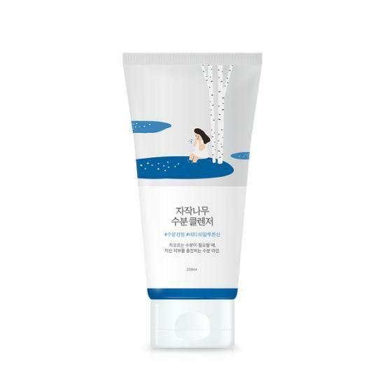 Round Lab Birch Juice Feuchtigkeits-Reiniger, sanfter Gel-Detox mit Birkenextrakt, 150 ml, für reine, gepflegte Haut