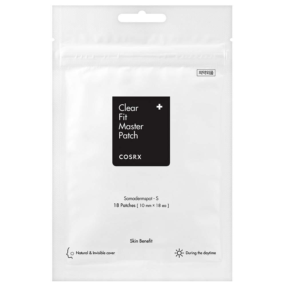 COSRX Clear Fit Master Patch, unsichtbare Pickel-Pflaster, 18 Stück, kleine transparente Hautpflaster gegen Akne und Pickel