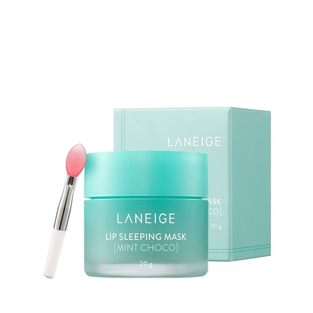LANEIGE Lippenpflege-Nachtmaske Mint Choco, intensive Lippenmaske in 20 g, pflegt und hydratisiert die Lippen über Nacht