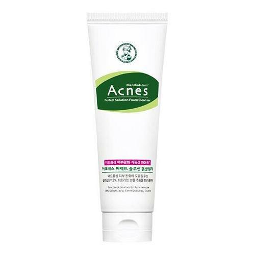 Acnes Perfect Solution Schaumreiniger 125ml, sanfte Reinigungsschaum für fettige und unreine Haut, in Flasche mit Pumpspender