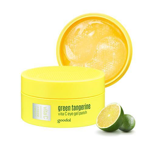goodal Green Tangerine Vita C Augenpatches, 60 Stück, feuchtigkeitsspendende Augenpads gegen Müdigkeit und dunkle Ringe