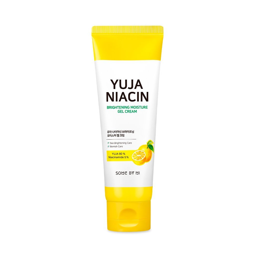 SOME BY MI Yuja Niacin Brightening Moisture Gel-Cream, 100 ml, cremige Textur mit Yuja und Niacinamid für strahlende Haut