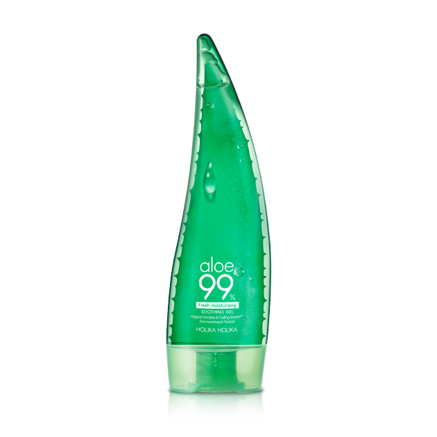 Holika Holika Aloe 99% Beruhigendes Aloe Vera Gel, Creme für Gesicht und Körper in 250 ml Flasche