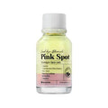 MIZON Good Bye Blemish Pink Spot Essence Flasche mit 15ml, rosa Verpackung, auf weißem Hintergrund, für Hautunreinheiten