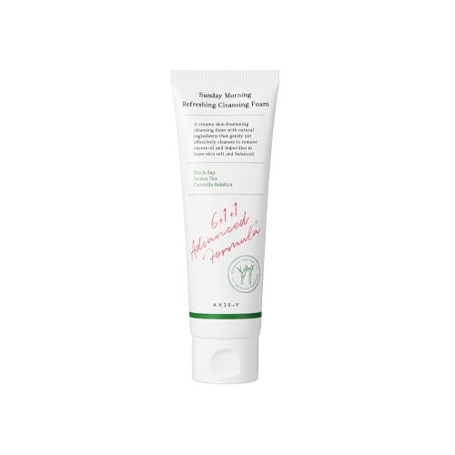 AXIS-Y Sunday Morning erfrischender Reinigungsschaum 120ml, schäumende Gesichtsreinigung für einen frischen Teint