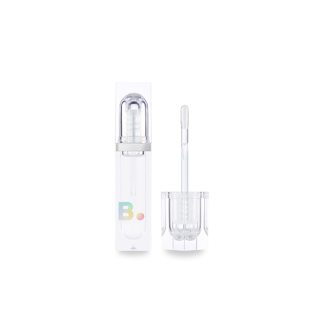 BANILA CO Volume Lip Plumper Maxi Lipgloss in hellem Farbton, glänzende Textur, betont die Lippen.