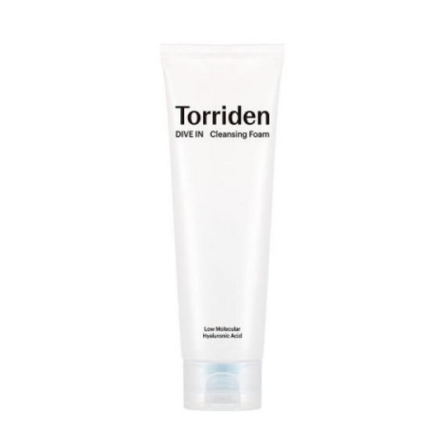Torriden DIVE IN Feuchtigkeitsreinigungsschaum mit Hyaluronsäure, 150 ml, cremiger Reinigungsschaum für feuchte Hautpflege