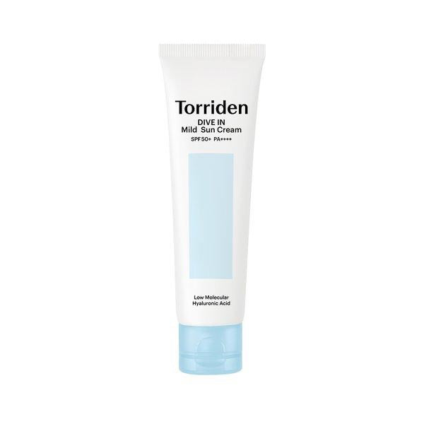 Torriden DIVE IN Sonnenschutzcreme SPF50+ PA++++, milder Sonnenschutz ohne Nano-Partikel, 60 ml, cremige Textur in Tube