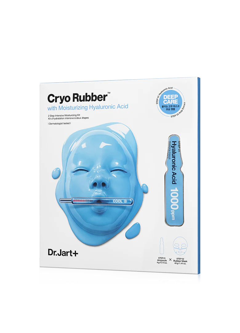 Dr.Jart+ Cryo Rubber Gesichtsmaske mit feuchtigkeitsspendendem Hyaluronsäure, 44 ml, erfrischende Hautpflege.