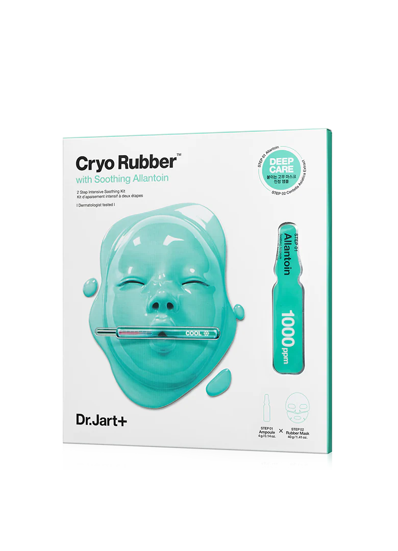 Dr.Jart+ CRYO Rubber Gesichtsmasken mit beruhigendem Allantoin, 44ml, feuchtigkeitsspendende und erfrischende Hautpflege.