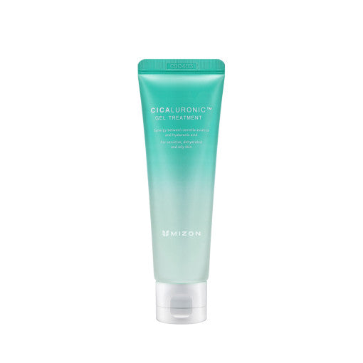 MIZON Cicaluronic Gel Cream 50ml, feuchtigkeitsspendende Hautpflege in einem weißen Tiegel mit blauer Beschriftung.