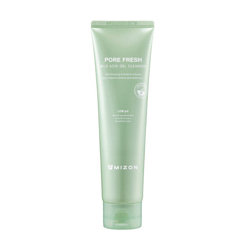 MIZON Pore Fresh Mild Acid Gel Reiniger in 150ml, sanfter Gesichtsreiniger mit milder Säure für reine Haut