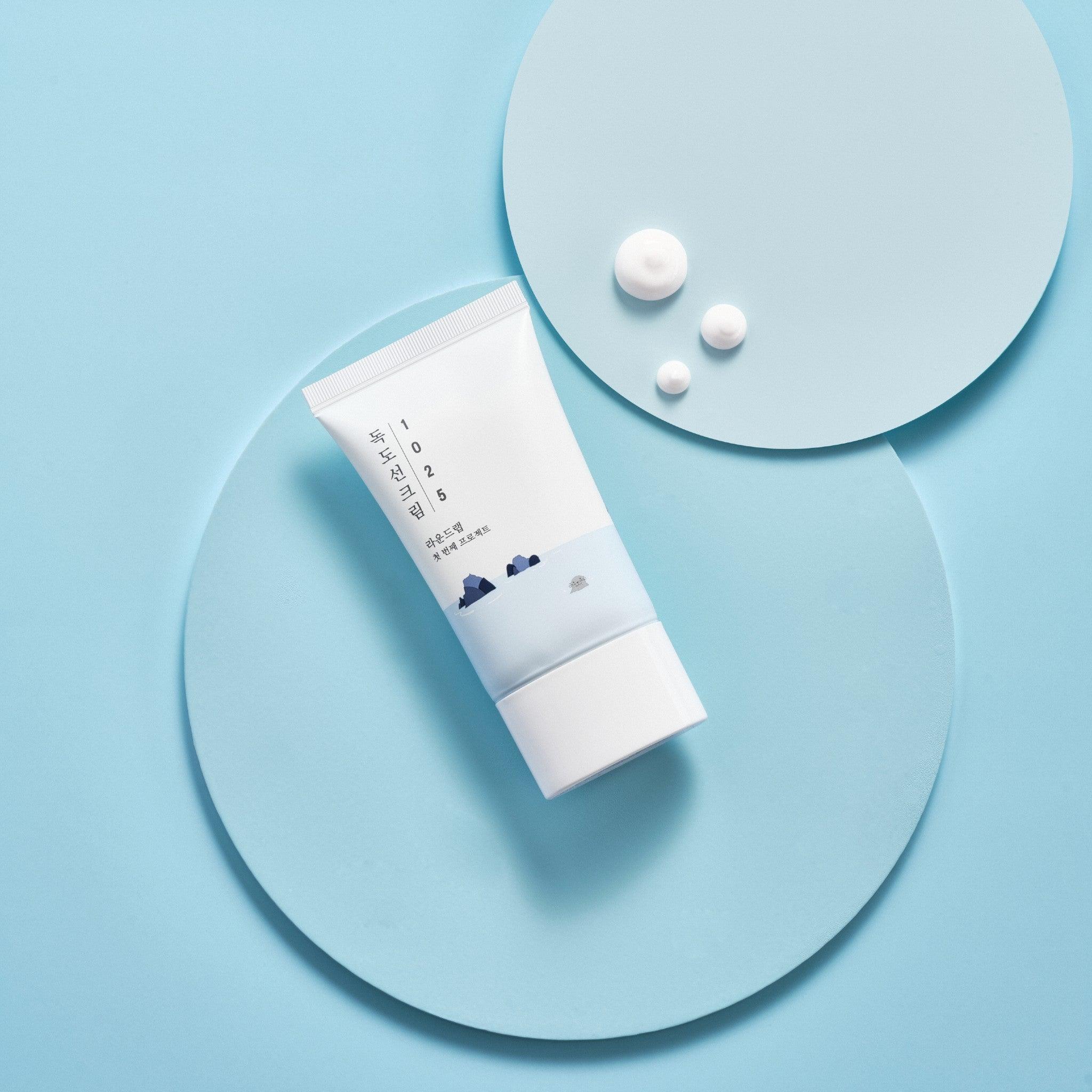 Runde Lab 1025 Dokdo Sonnenschutzcreme SPF50+ PA++++, sanfter Sonnenschutz für empfindliche Haut, 50 ml