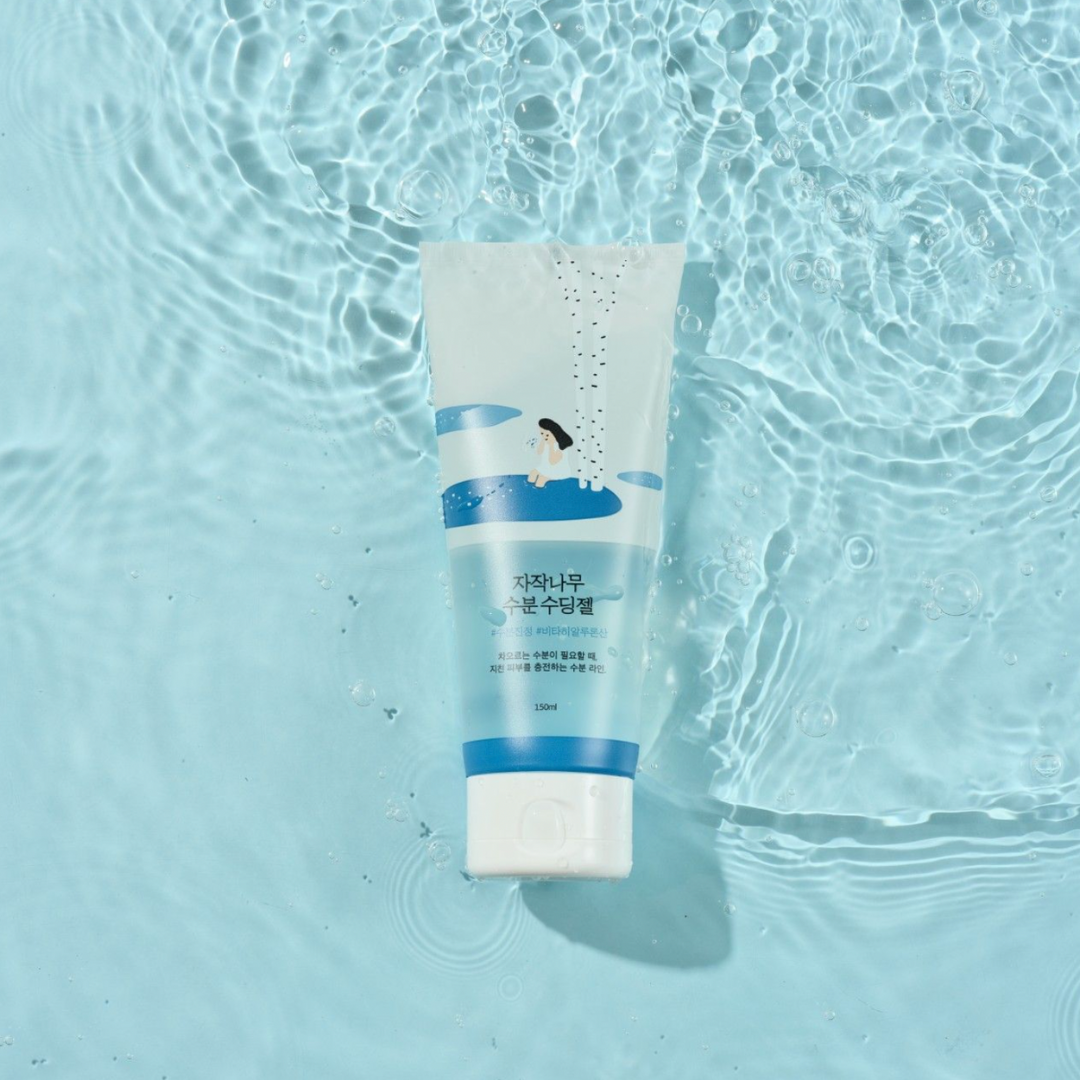 Round Lab Birch Feuchtigkeits- und Beruhigungs-Gel mit Birkenextrakt, 150 ml, kühlendes und erfrischendes Hautpflegeprodukt