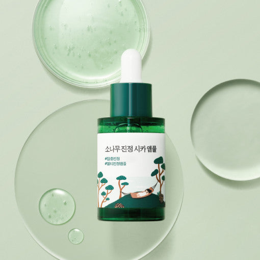 Round Lab Pine Calming Cica Ampoule in 30 ml Flasche, beruhigende Kiefer-Cica für Akne-Haut, feuchtigkeitsspendende Ampoule