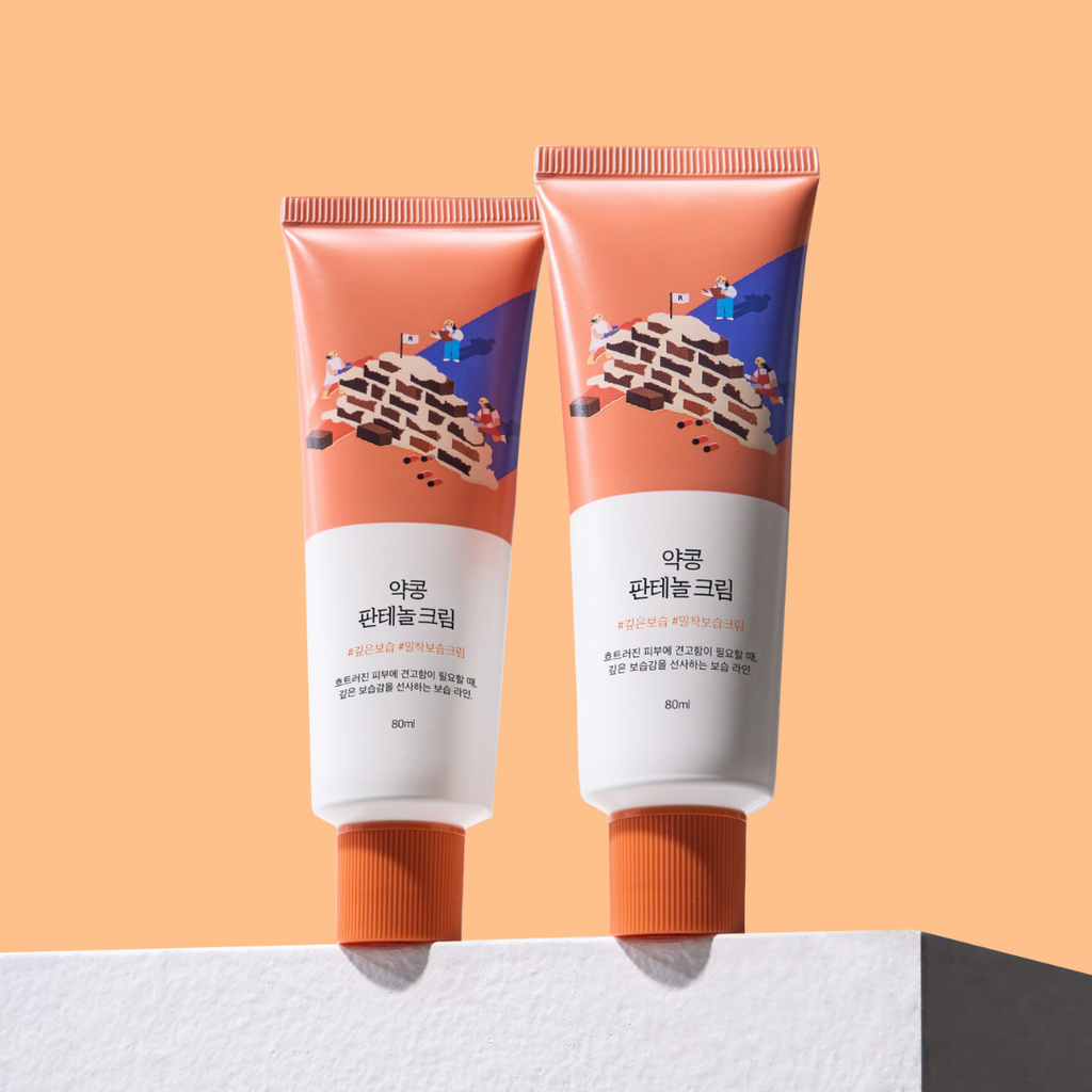 Round Lab Soybean Panthenol Creme in einer 80 ml Tube, feuchtigkeitsspendende Gesichtscreme mit Sojabohne und Panthenol.