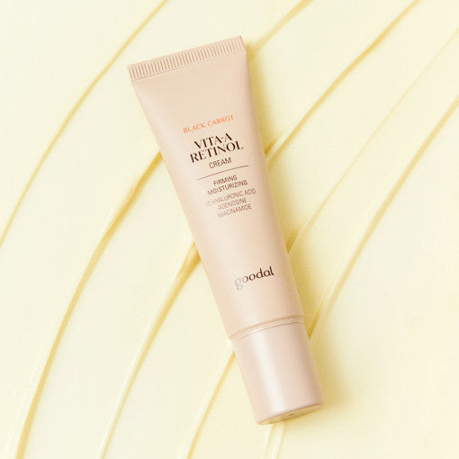 goodal Black Carrot Vita-A Retinol Creme in 50ml, pflegende Gesichtscreme mit Retinol und Karottenextrakt, für strahlende Haut