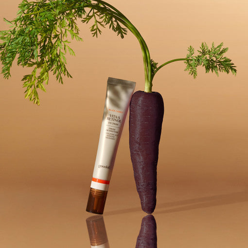 goodal Black Carrot Vita-A Retinol Augencreme in 30ml, pflegt die empfindliche Augenpartie mit Retinol und Karottenextrakten