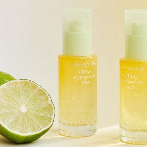 Goodal Green Tangerine Vita C Serum in 30ml Flasche, dunkel Flecken Pflege, Vitamin C Serum gegen Hautverfärbungen