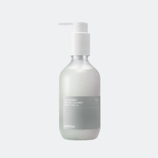 Celimax Dual Barrier Mild Gel Cleanser in 200ml Flasche, sanfter Reinigungsgel für die Haut mit milden Inhaltsstoffen.
