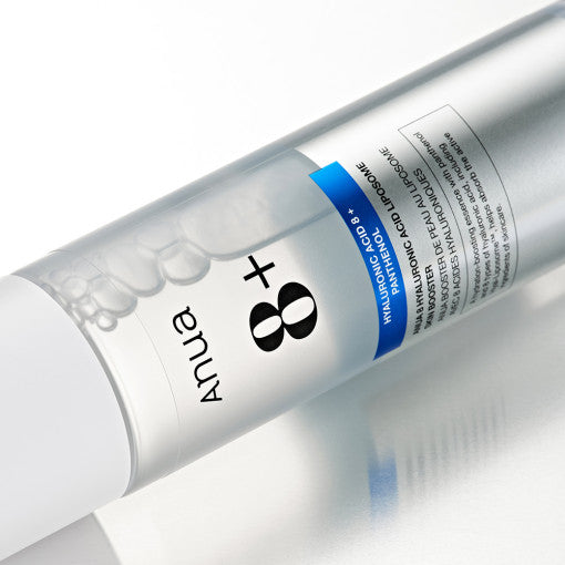 Anua 8 Hyaluronsäure Liposomen Hautbooster, 150 ml, intensiver Feuchtigkeitstoner in Flasche mit Pumpspender.