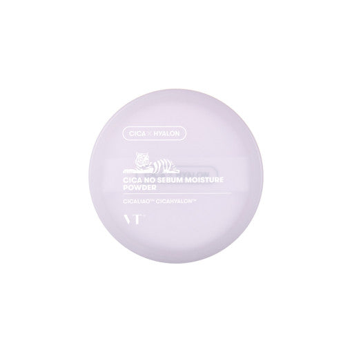 VT Cica No Sebum Moisture Puder mit CICA, tonisierend und mattierend, 5 g, feines Puder für frisches Hautbild.