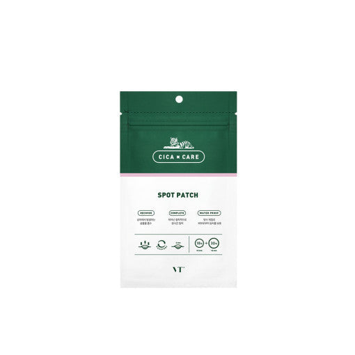 VT Cica Spot Patch mit 48 Pflastern, ideal zur Behandlung von Pickeln, sichtbare Anwendung auf gereizter Haut, CICA Wirkstoff.