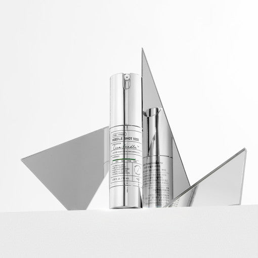 VT Reedle Shot 1000 Microneedling-Ampulle, 15 ml, hochintensives Serum zur Hautverjüngung in einer dunklen Flasche