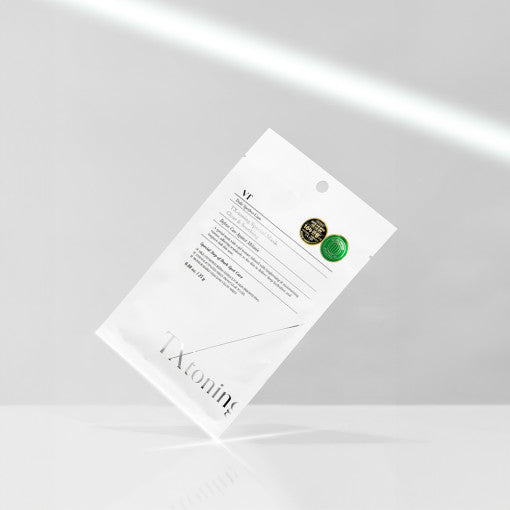 VT TX-Toning Special Maske, aufhellende Tuchmaske mit Tranexamsäure, 25 g, für eine strahlende Haut.