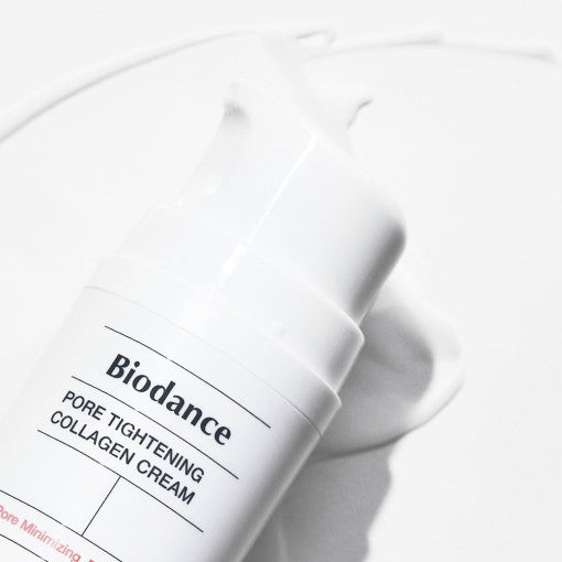 Biodance Pore Tightening Collagen Creme in 50 ml, Porenverfeinernde Creme mit Mineralagen-Komplex, für glatte Haut