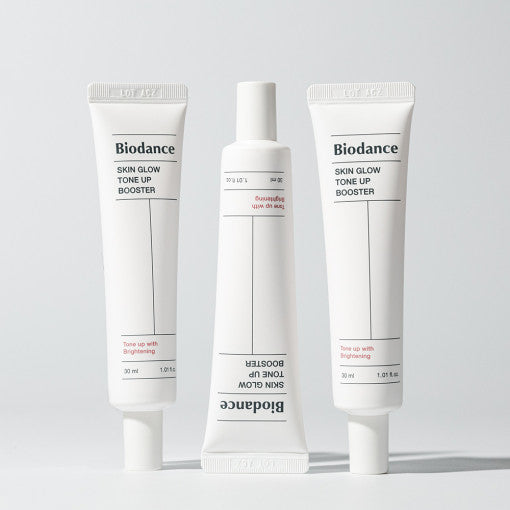 Biodance Skin Glow Tone Up Booster mit SPF50+ und PA++++, 30 ml, aufhellende Pflegecreme für strahlende Haut.