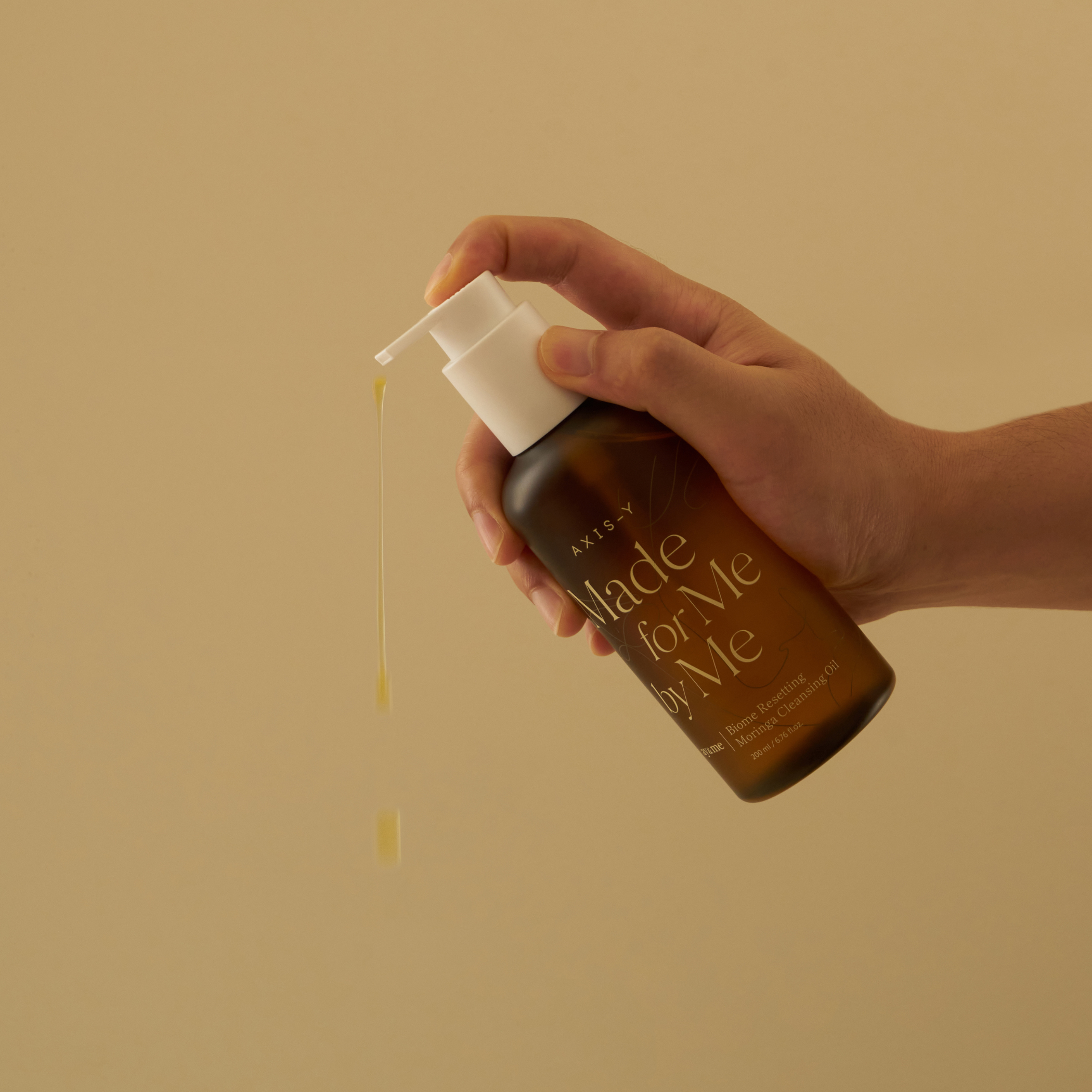 AXIS-Y Biome Resetting Moringa Reinigungsöl, 200ml, sanftes Reinigungsöl mit Moringa für klare Haut, Produktbild