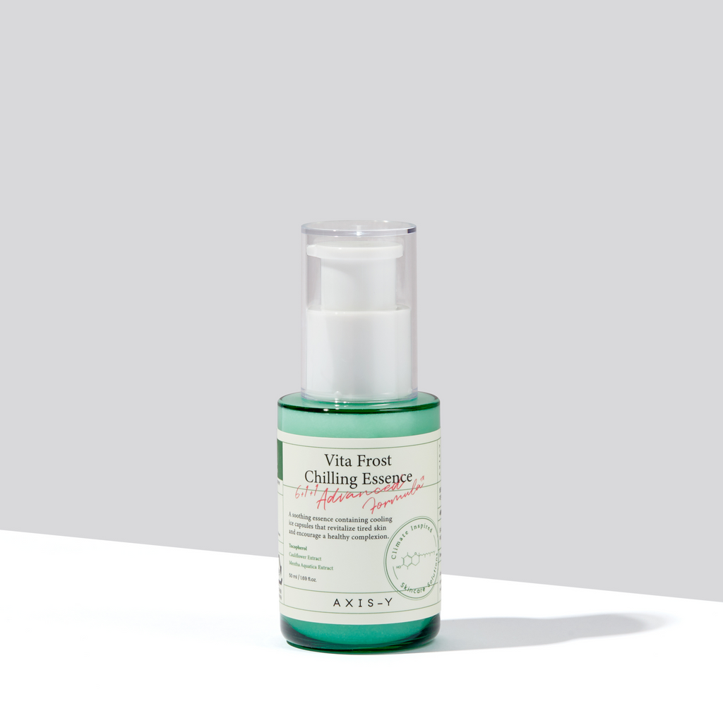 AXIS-Y Vita Frost Chilling Essence Flasche mit 50ml, kühlende Gesichts-Essenz in transparenter Verpackung