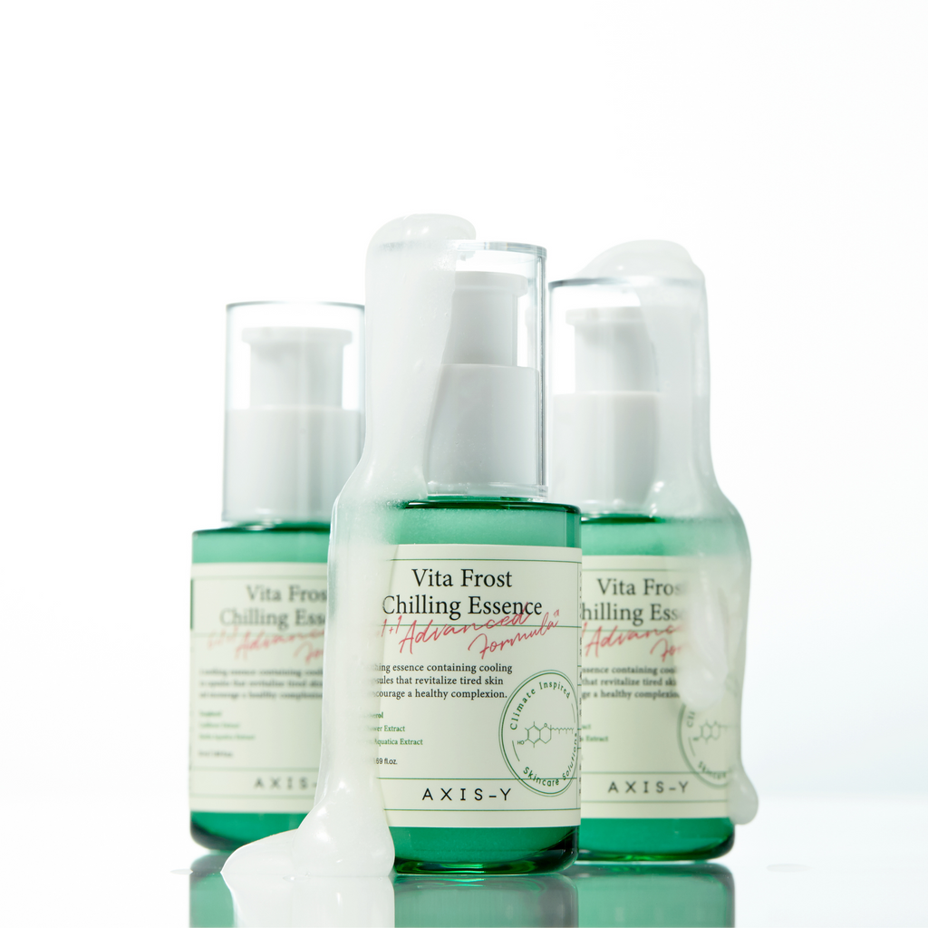 AXIS-Y Vita Frost Chilling Essence in 50ml Flasche, kühlende Gesichtsessenz mit erfrischender Textur, für gepflegte Haut