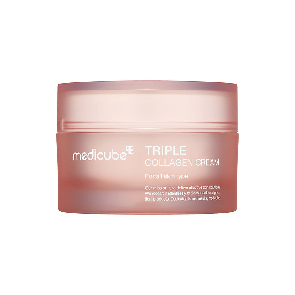medicube Triple Collagen Cream, reichhaltige Hautcreme in 50 ml mit Kollagen für Feuchtigkeit und stärkere Hautbarriere