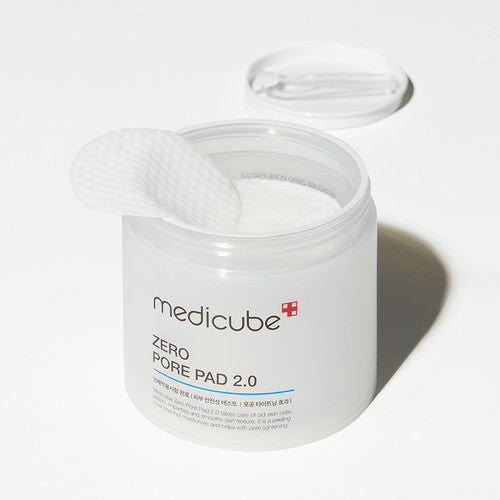 medicube Zero Pore Pad 2.0, porenreinigende Toner-Pads für klare Haut, 70 Stück, Hautpflegeprodukt in der Verpackung