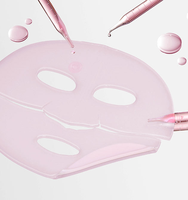 medicube PDRN Pink Collagen Gelmaske, straffende Gesichtsmasken mit Kollagen, 4 Stück á 28 g, pflegende Hautmaske