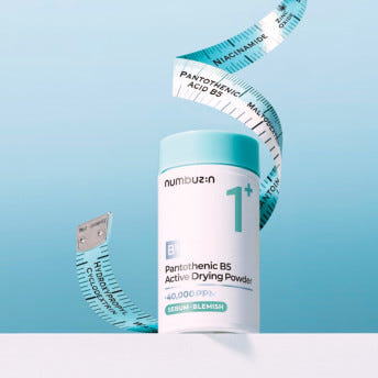 Numbuzin No.1 Pantothenic B5 Active Trockenshampoo gegen Akne, hochkonzentriertes B5 Puder, 7 g, feines Puder in Dose