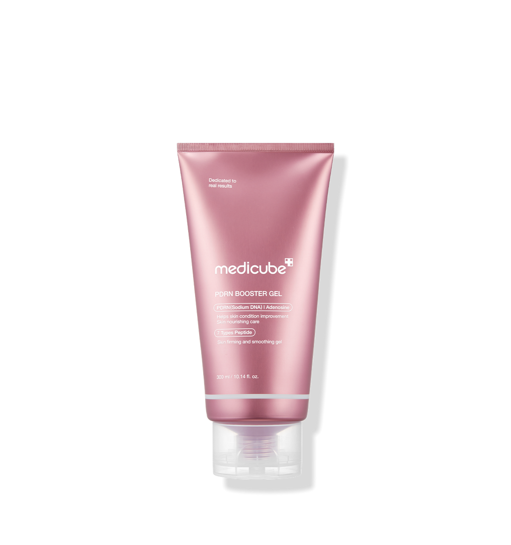 medicube AGE-R PDRN Booster Gel, beruhigendes Lifting-Gel für Gesicht und Körper, 300 ml, feuchtigkeitsspendend und revitalisierend